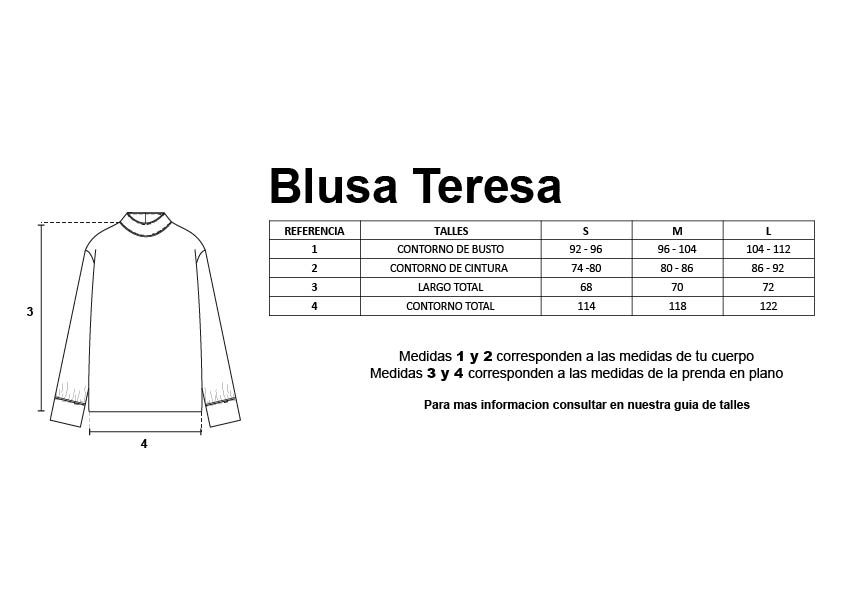 Blusa Teresa